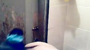 Hot and seductive Pakistani babe taking shower recording her selfie video using her smart phone later leaked online from her stolen mobile phone.