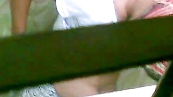 Bangladeshi college babe Deepa Magi in shower filmed by her cousin visiting them using his mobile cam from bathroom roof!. video2porn2