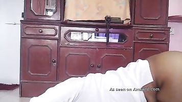 Amateur Indian girl masturbates.
