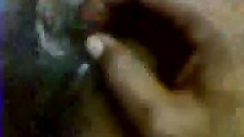 Hot Desi GF gives a blowjob.