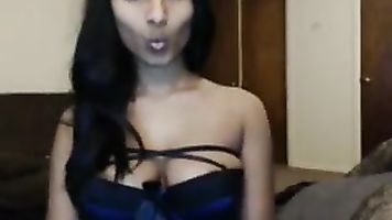 Indian webcam striptease and dance show.