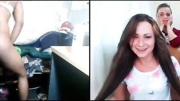4 Russian girls laugh at me on cam
