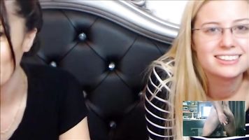Humiliated by blonde and brunette